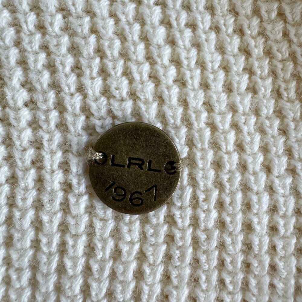 🎉😀CLEARANCE SALE!!😀LAUREN RALPH LAUREN Cowl Neck Waffle Knit Long Sleeve Top - Picture 7 of 10